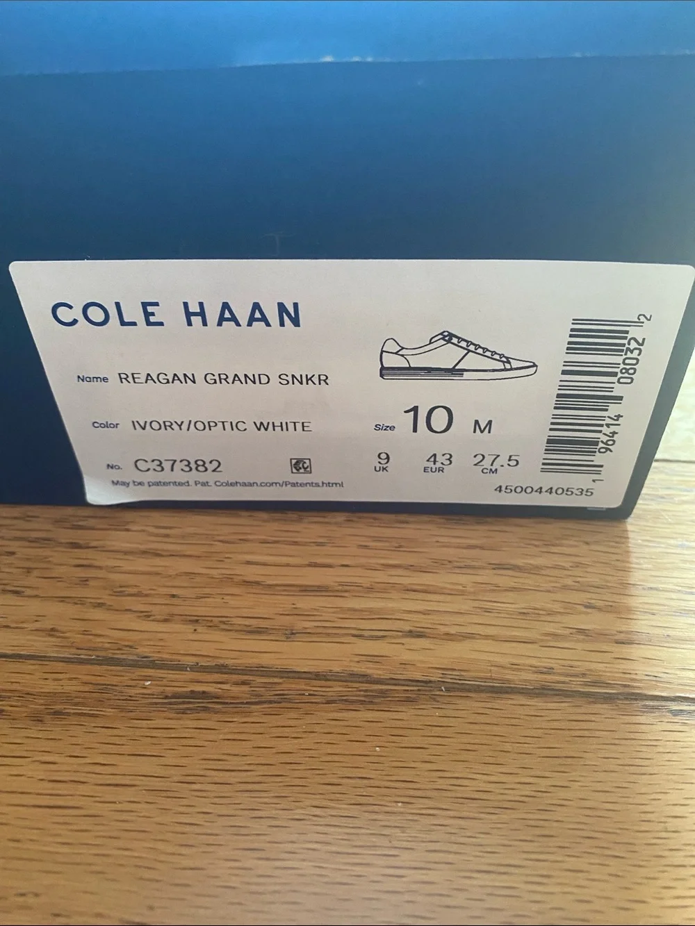 Cole Haan Ivory/Optic White Men’s Sneaker